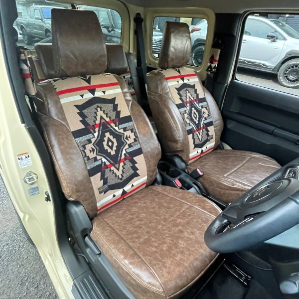 ペンドルトン シートカバー ジムニー JB64・ジムニーシエラ JB74（ブラウン）
