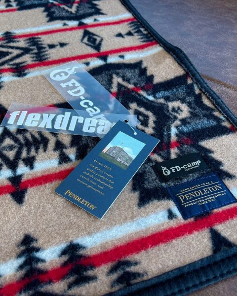 Pendleton ペンドルトン オーバーオール コラボ別注ブランケット「FD-camp・flexdreamステッカー付属」