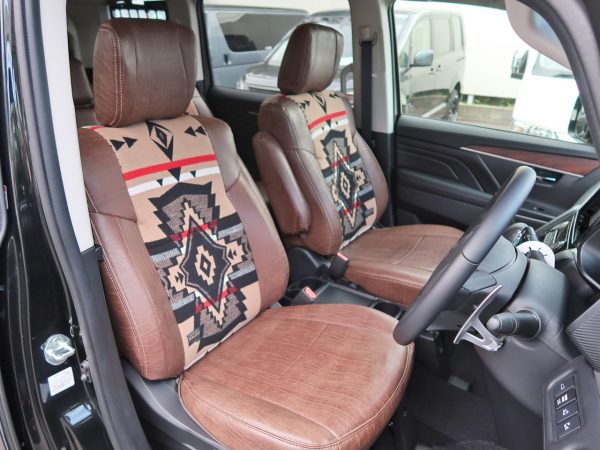 デリカ D:5 用 ペンドルトン コラボシートカバー 運転席