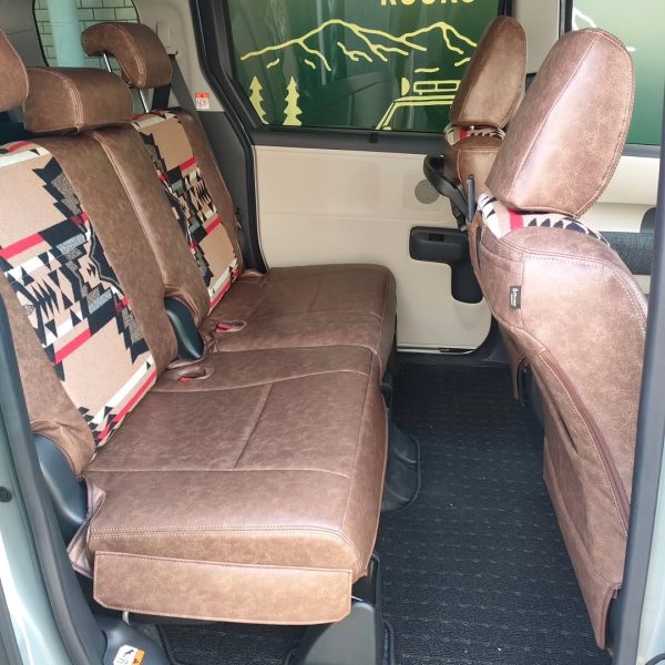 シエンタ ペンドルトン コラボシートカバー セカンドシート