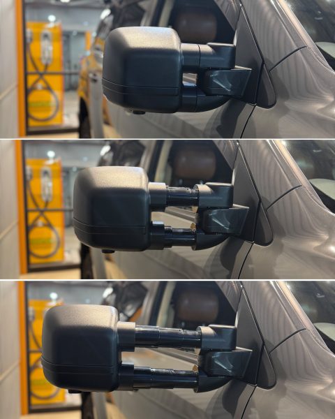 Clearview トーイングミラー：牽引用ドアミラー 長さは3段階調整可能