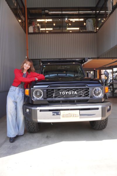 ランクル70再再販 GDJ76W 新車カスタムコンプリート 新山千春さん 新しい愛車