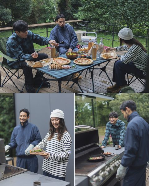 DAIWA247 屋外で料理をして、食事を楽しんで。